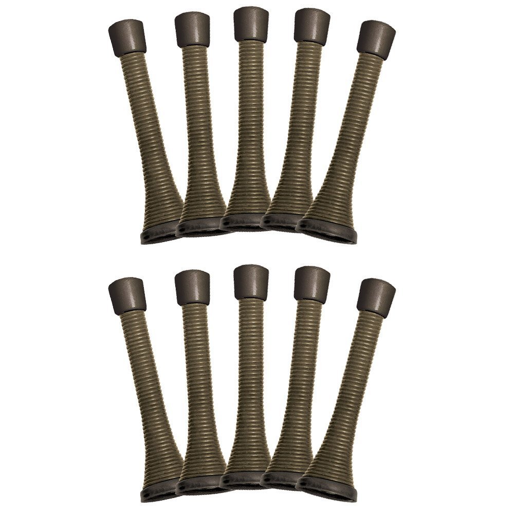 Spring Door Stop Wall Protector with Rubber