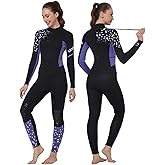 Seaskin Full Wetsuits for Men Womens 3mm Back Zip
