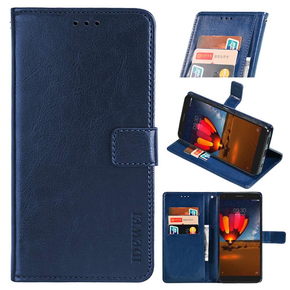 BELLA BEAR For Realme 12 Pro Plus Case [Card Holder] [Kickstand] [Wallet Case] Leather Flip Wallet Case for Realme 12 Pro Plus(Dark blue)