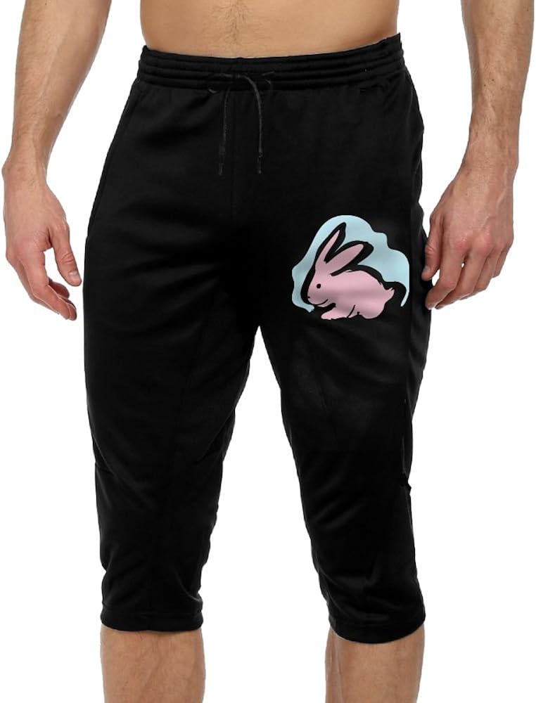 Men's Rabbit Pink Running Pants With Drawstring at Amazon Men’s