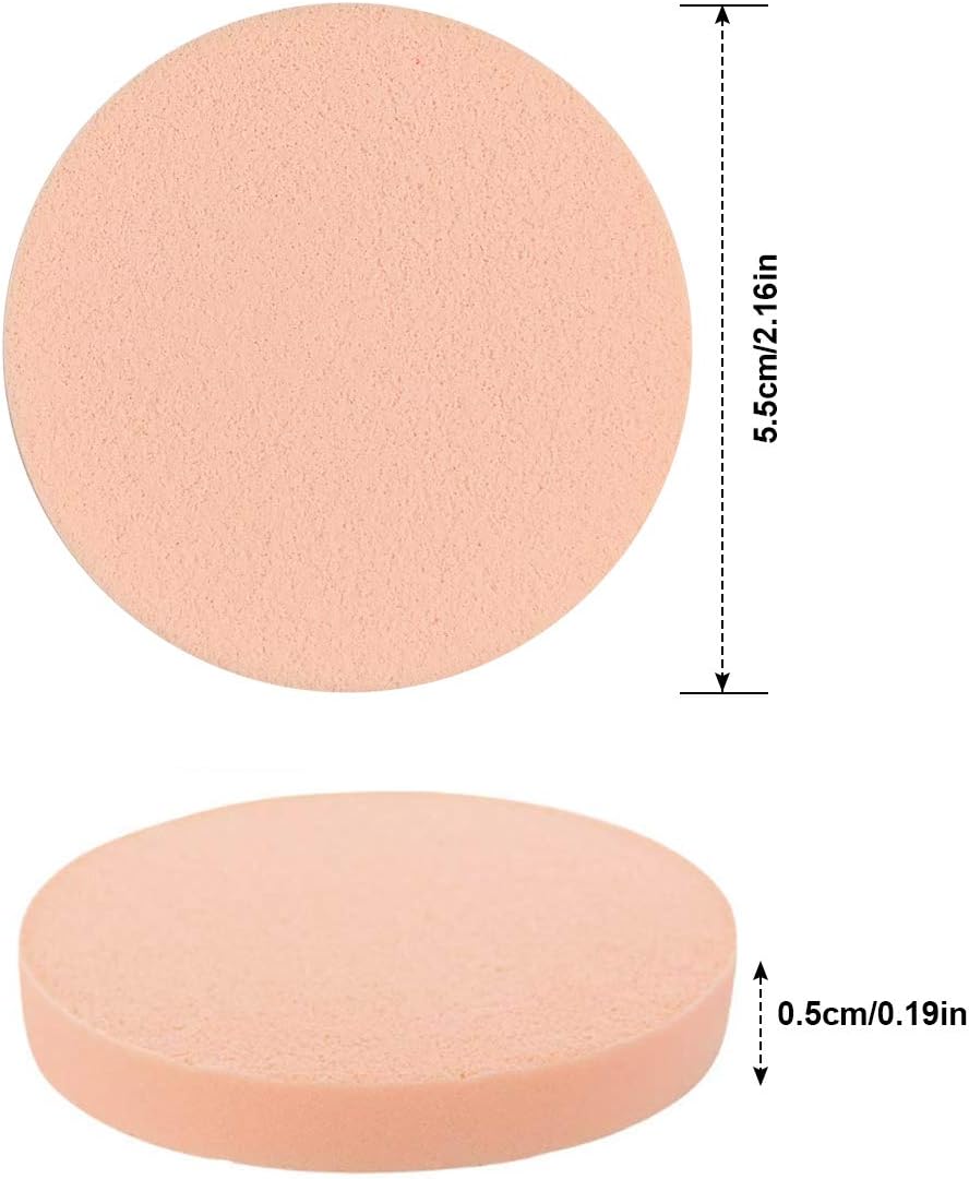 Dokpav 12 Pack Complexion Makeup Sponge, Face Paint Sponge Set, Round Sponge Puff for Liquid Foundation Creams, and Powders - Image 3