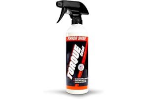 Mirror Shine - Super Gloss Ceramic Wax & Sealant Hybrid Spray by Torque Detail - Showroom Shine w/Professional Detailer Protection - Quickly Applies in Minutes, Each Coat Lasts Months - 16oz Bottle