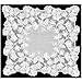Heritage Lace Woodland 36-Inch by 36-Inch Table Topper, Ecru