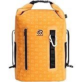 RIVONOVA Roll Top Closure Cooler Backpack 24H Insulated Leak Proof Zipperless Waterproof Soft Cooler for Men Women Floating