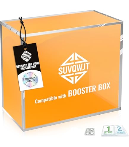 Amazon.com: Deluxe Acrylic Case Compatible with English One Piece OP-04 and  Newer Booster Boxes | Magnetic Easy Top Loading