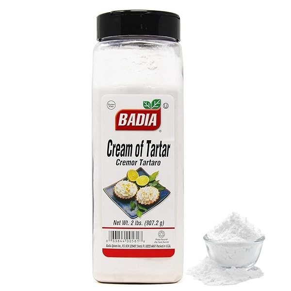 BADIA CREAM OF TARTAR, 2 POUNDS – PREMIUM...