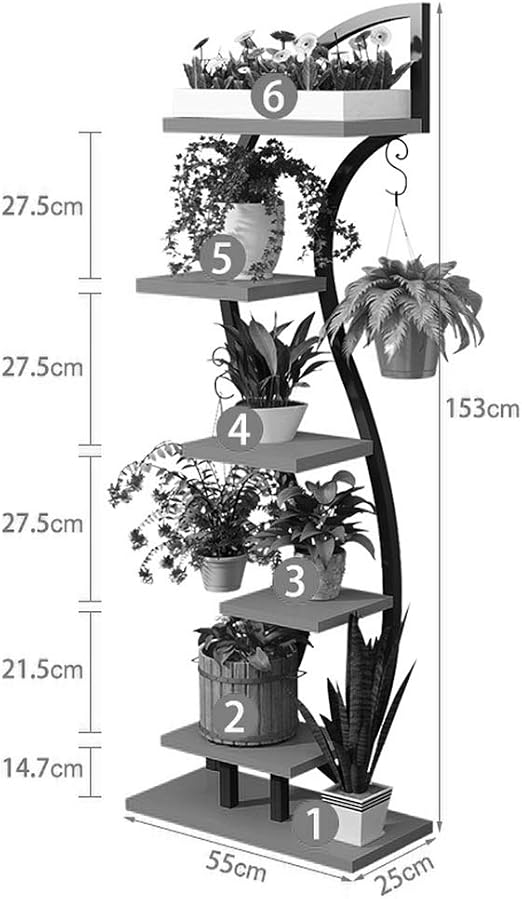 Soportes para plantas Jardinería Inicio Salón Flor Stand Rack ...