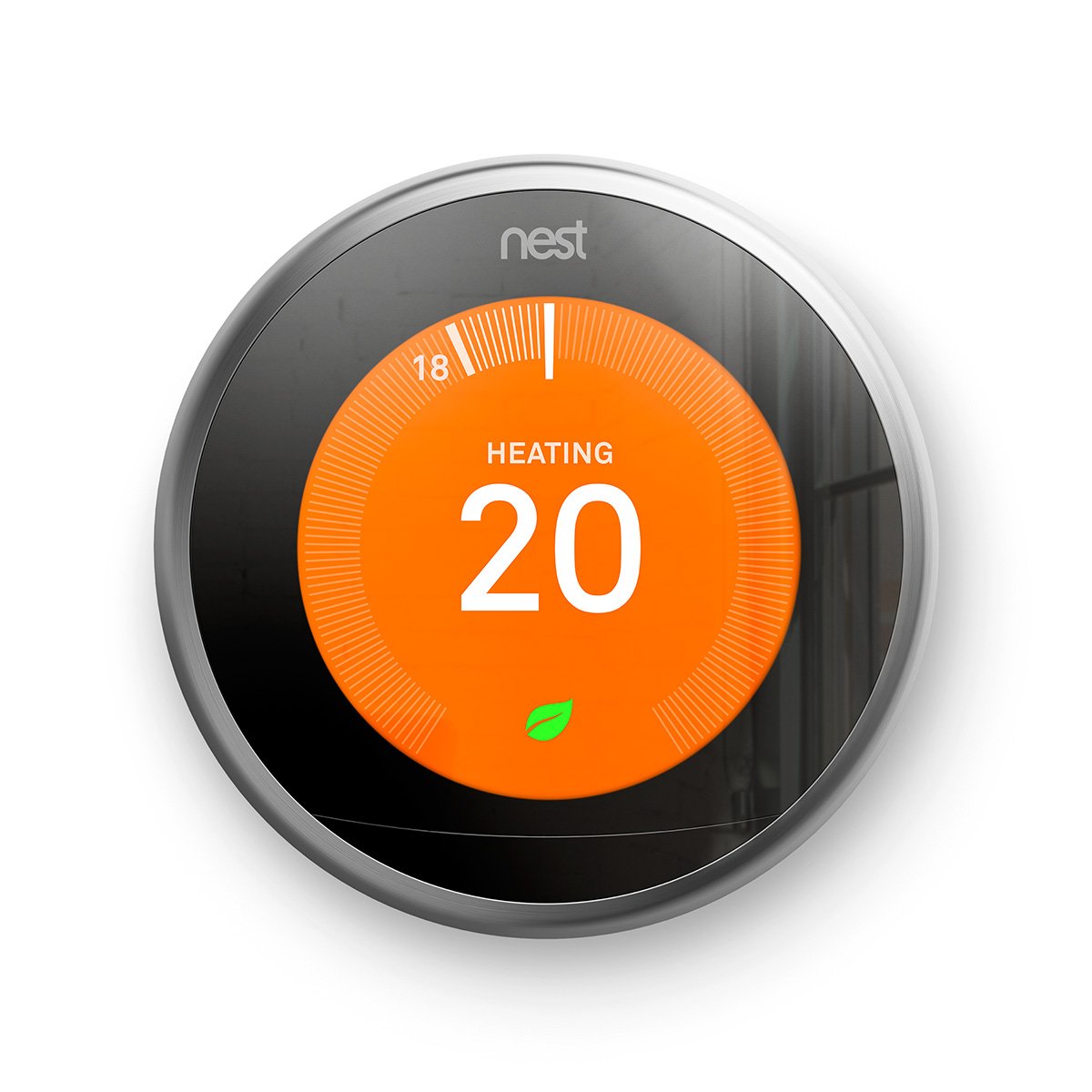 Google Nest T3028GB Nest Learning Thermostat, 3rd Generation, silver