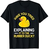 Software-Developer Programming Rubber Duck Debugging T-Shirt