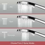 Rainsworth Thermostatic Shower Mixer Chrome 25cm Overhead Rain Shower view 4