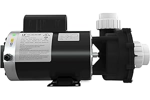 MOSKILA KL Key Lander WUA400-II SPA PUMP, 4HP Hot Tub Pump, 2 Speeds LX Motor - (220-240V/60Hz); 2" Port & 56Y - (Model: 56WUA400-II)