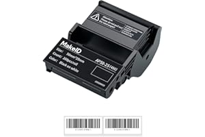 MakeID EP53 Labels, All-Weather PET Label Tape with Ribbon Cartridge for Indoor/Outdoor ID and Equipment Labeling - for EP53 Portable Industrial Label Maker