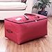 DOKEHOM 100L Large Storage Bag, Fabric Clothes Bag, Thick Ultra Size Under Bed Storage, Moisture Proof (Red)