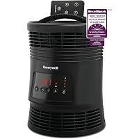 Honeywell HHF370BC Ventilateur de chaleur numérique à 360° pour chambre à  coucher, bureau, espace intérieur, noir : Amazon.ca: Maison