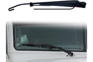 ONYUOKU 602-5411 Windshield Wiper Arm for peterbilt 379 1990-2007, LH or RH Wiper Arms Replace 602-5411 R236002, Black, Length 14.2 inches