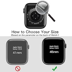 JETech Case with Screen Protector for Apple Watch
