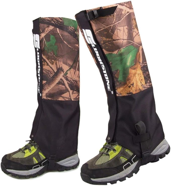 TANDC Outdoor Waterproof Leg Gaiters Camo Breathable Camouflage for