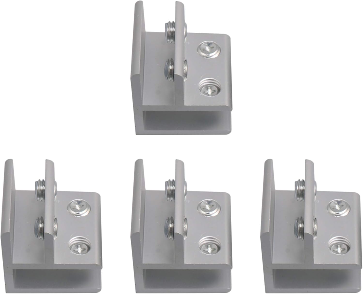 RDEXP 90 Degrees Aluminum Alloy Glass Clamp Holder Bracket Clamp