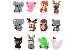 Silicone Focal Beads for Pens Characters Cat Dog Shape Silicone Focal Beads for Keychain Making Silicone Beads Bulk for Jewel