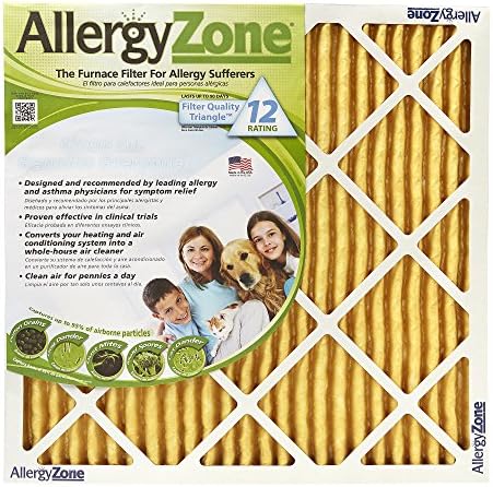 AllergyZone Allergen-Trapping Central Heating and Airconditioning Filters 2-pack (six-month supply)
