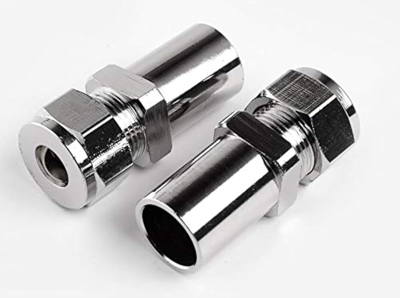 Manissa 15mm to 10mm Radiator Valve Reducer Pair 1/2" Compression Fit
