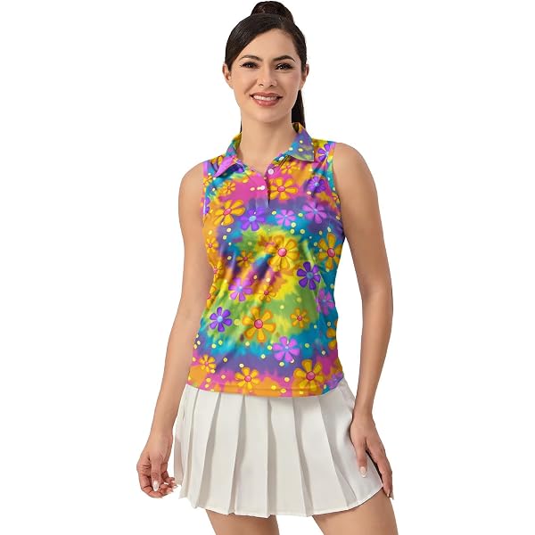 Colorful Sprinkles Donuts Print Workout Crop Tank Top For