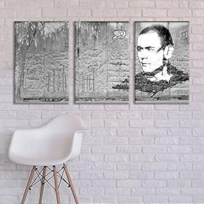 3 Panel Triptych Street Graffiti Series Criminal x 3 Panels