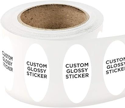 oval roll labels
