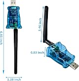 DSD TECH SH-L1A USB to LoRa Adapter LLCC68 Chip Long Range 2KM Point-to-Point view 7