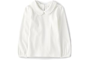 Gymboree Girls' and Toddler Short Sleeve Basic Layering Collar Shirt