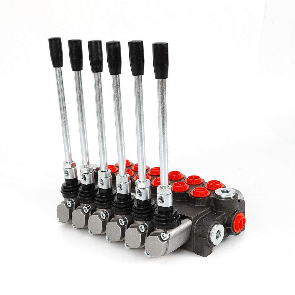 Hydraulic Valve 2 Spool 25 GPM Monoblock Directional Control Valve