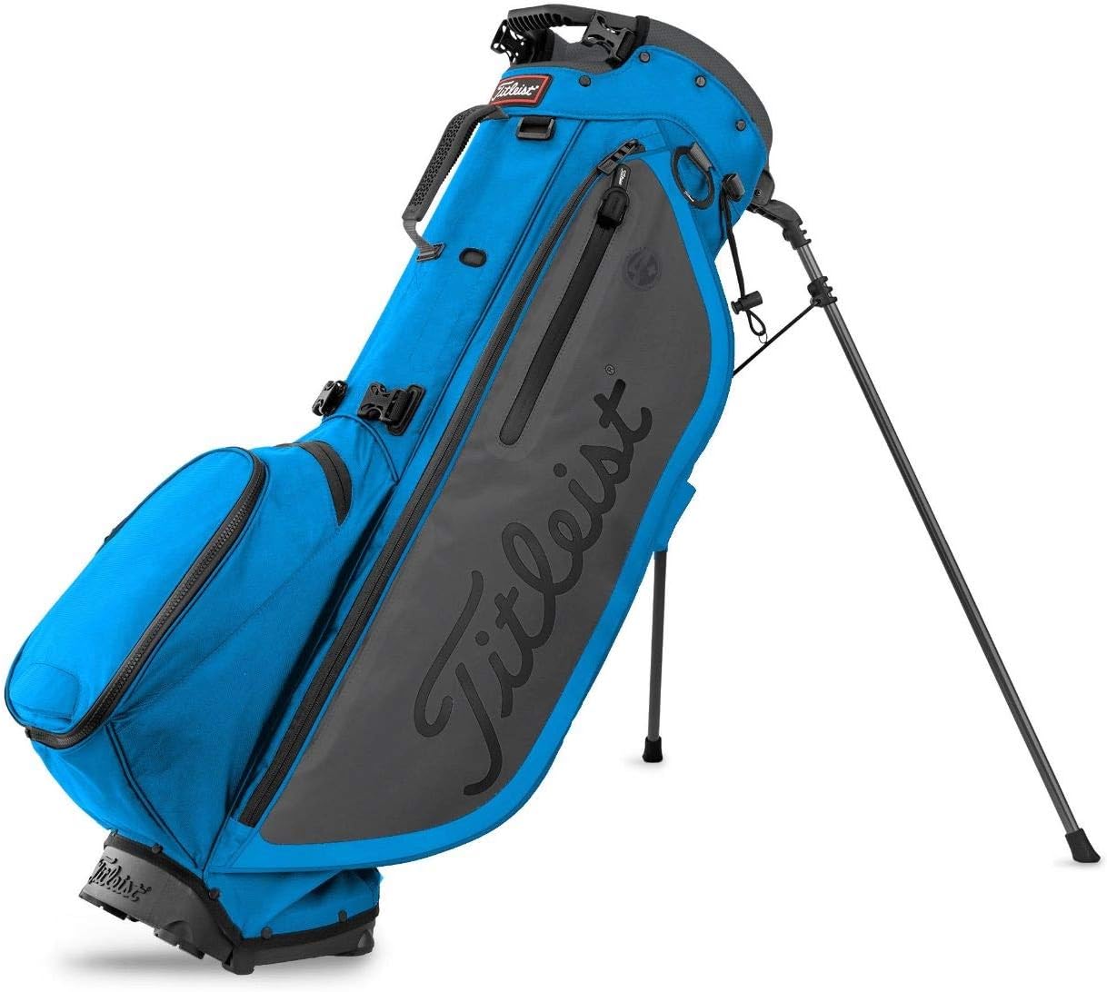 Titleist Players 4 Plus Stand Golf Bag Black/Black/Red : Sports & Outdoors