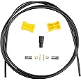 Shimano SM-BH59-JK Low Pressure Disc Brake Hose Kit - Straight Caliper Caliper Connector, 2000mm, Black