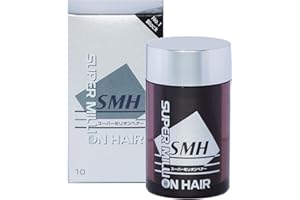 Super Million Hair Building Fibers - 10g Hair Thickener for Thinning Hair Natural Hair Powder Water Wind Sweat Proof Conceal Hair Loss in 10 Seconds for Women Men SMH-10 01
