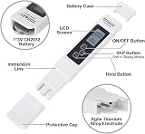 GuDoQi 4-in-1 pH TDS EC Temp Meter for Water Testing 0.01 Resolution view 5