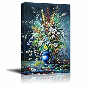 Bouquet of Wild Flowers in a Vase