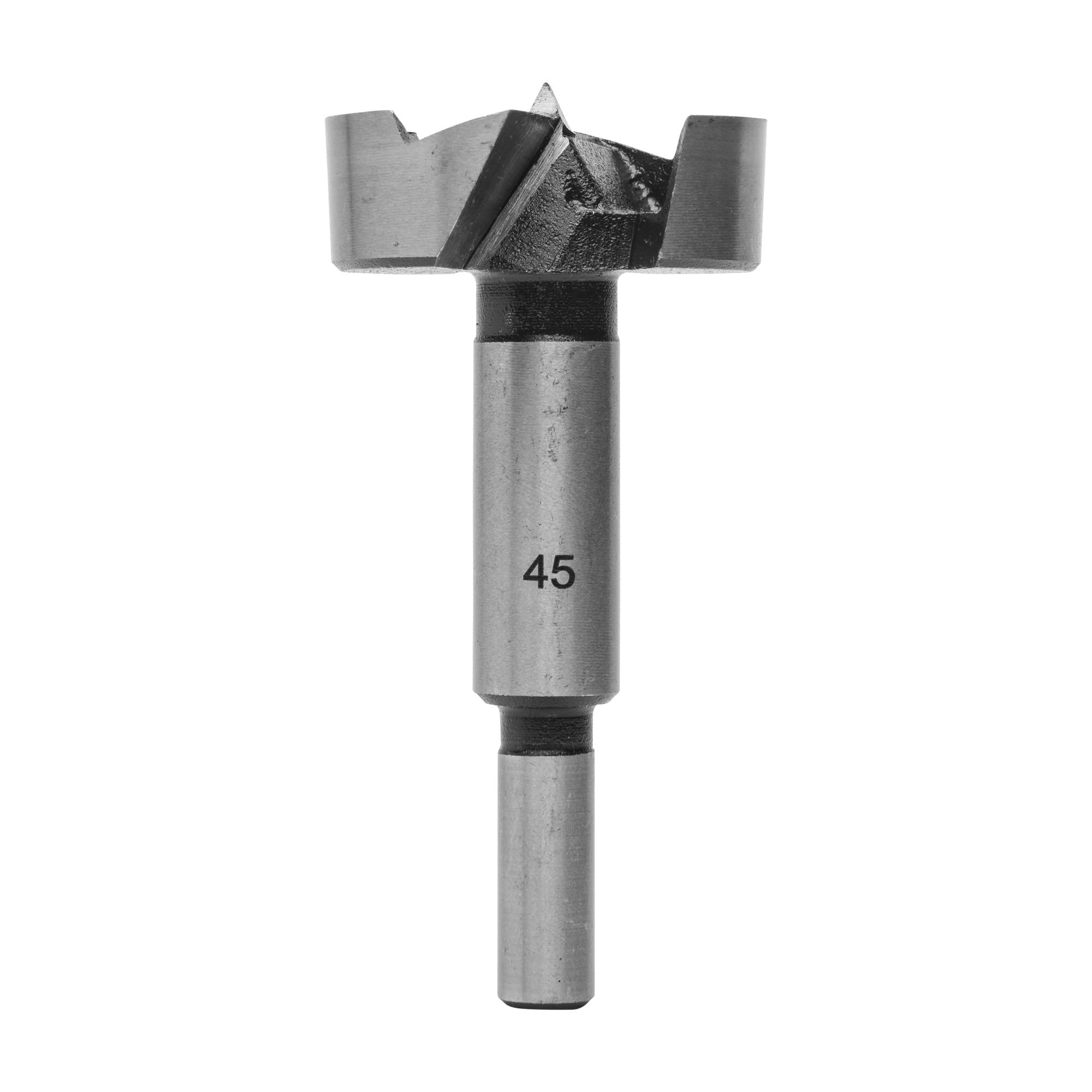 ENT 25018 Forstner Drill CS Shank (S) 10 mm, Diameter (D) 45 mm, L 90 mm