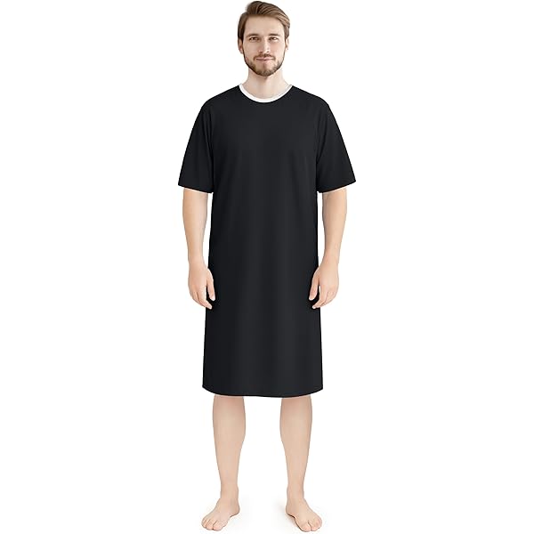 DMI Easy Access Hospital Gown - Extra Large Blue | Raglan Sleeves For Patient Care | Machine Washable