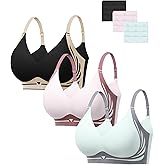 HBselect Jelly Bras for Women No Underwire Comfort Wireless Push Up Bras Seamless Tshirt Bralettes for Women