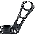 Bynccea 31.8mm 70 Degree Adjustable MTB Stem 90/110/145mm Bike Stem Aluminum Alloy Handlebar Riser Extender for Road Bike, Mountain Bike, BMX