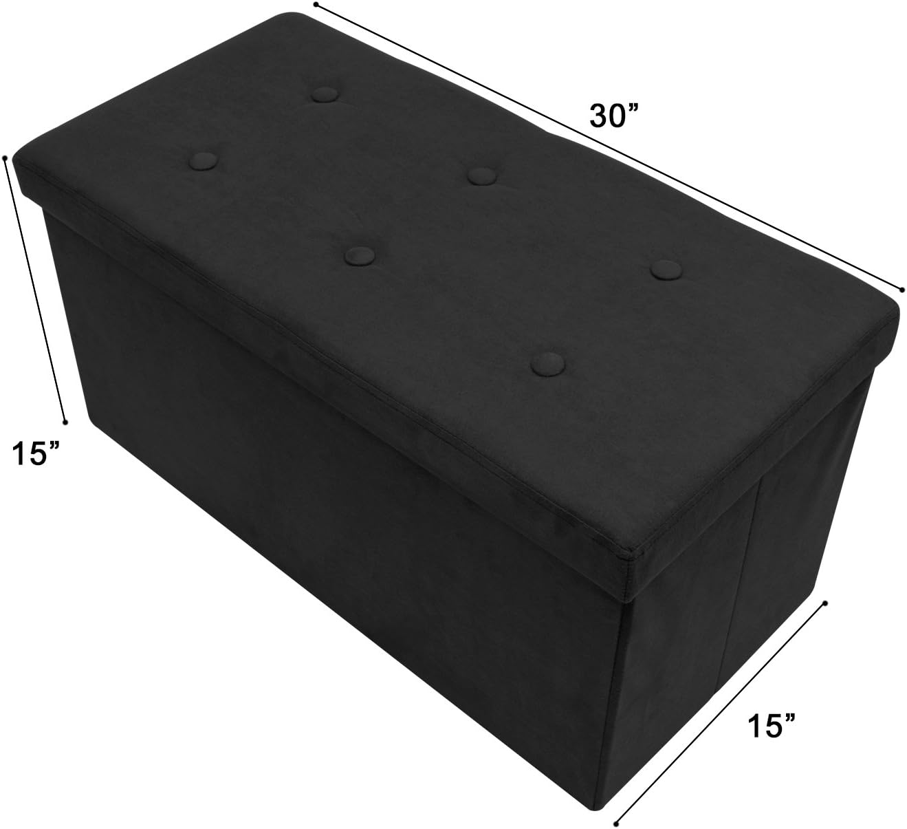 Best collapsable storage ottoman bench