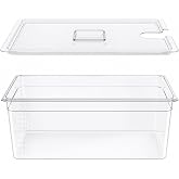 PIQUATOOL 26 QT Large Sous Vide Container with Lid Compatible with Anova, Joule, Nano, Wancle, Instant Pot Immersion Circulator（26 Quart Without Rack）
