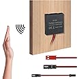 VST Sensor Switch, Hidden Hand Wave Activated Led Light Switch for Closet Lights, Under Cabinet Lighting, with 12V JST Male and Female Connectors（DC 12/24V 3A