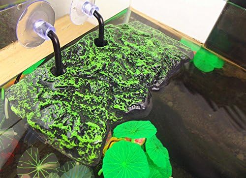 Turtle Dock,PETGADS Turtle Floating Dock,Turtle Dock Basking Platform Floating Turtle Pier with Suction Cups,Stable, Self-Leveling Dock Automatically Adjusts to all Water Levels