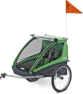 Thule Cadence Child Bicycle Trailer (1-2 Children), Green, One Size