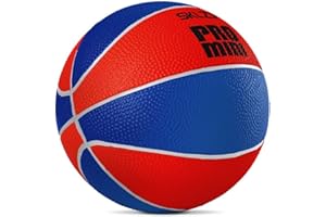 SKLZ Pro Mini Hoop 5-Inch Foam Basketball, Red/Blue