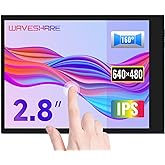 Waveshare 2.8inch Capacitive Touch Screen LCD for Raspberry Pi 480×640 Resolution DPI IPS Optical Bonding Toughened Glass Cov