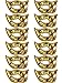 TOODOO 12 Pieces Half Mardi Gras Masquerade Mask Venetian Masks Set for Carnival Prom Ball Fancy Dress Party Supplies (Style 2)
