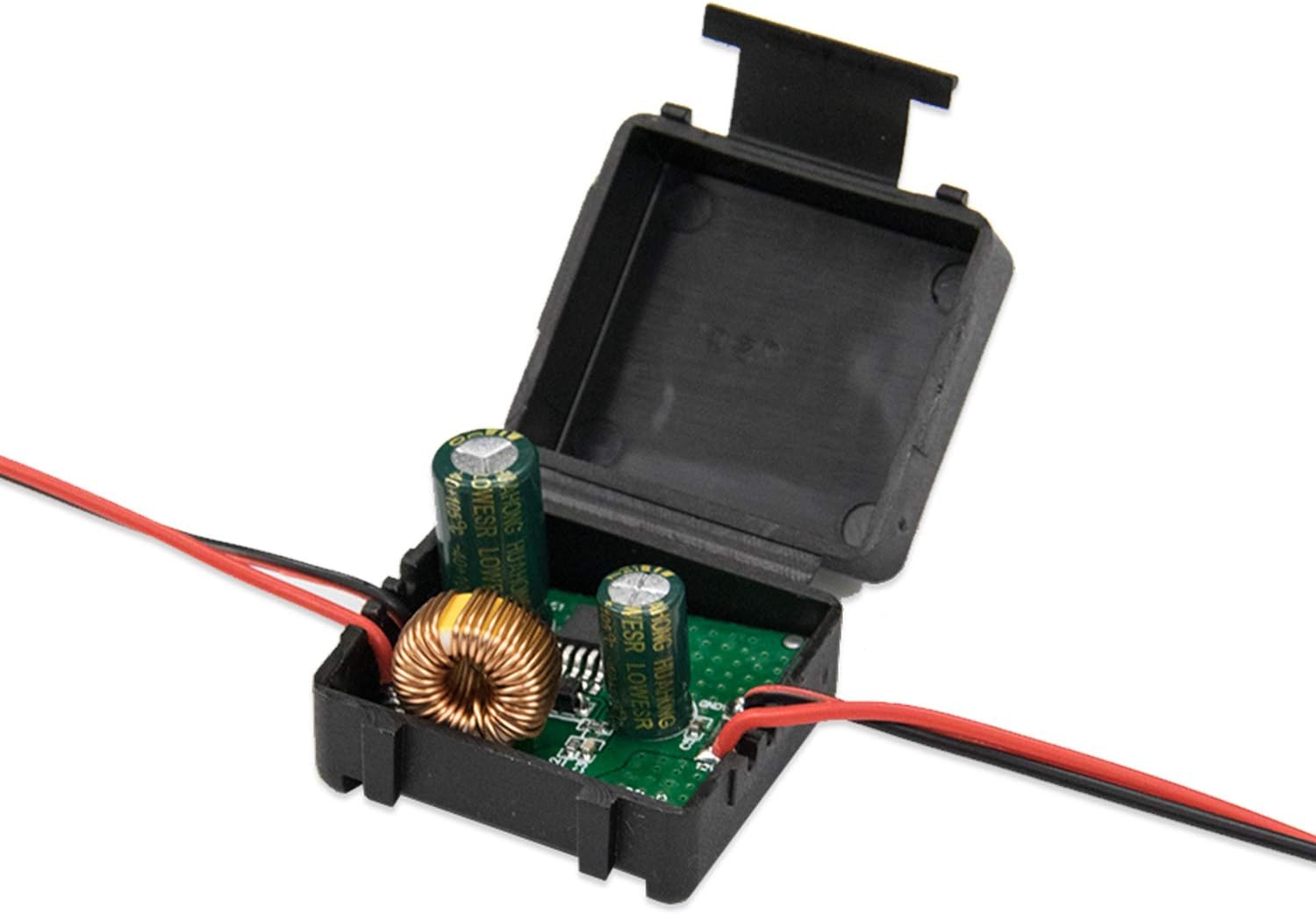 12V DC Car Rear View Parking Back Camera Relay Filter Power Relay Capacitor Filter Rectifier for