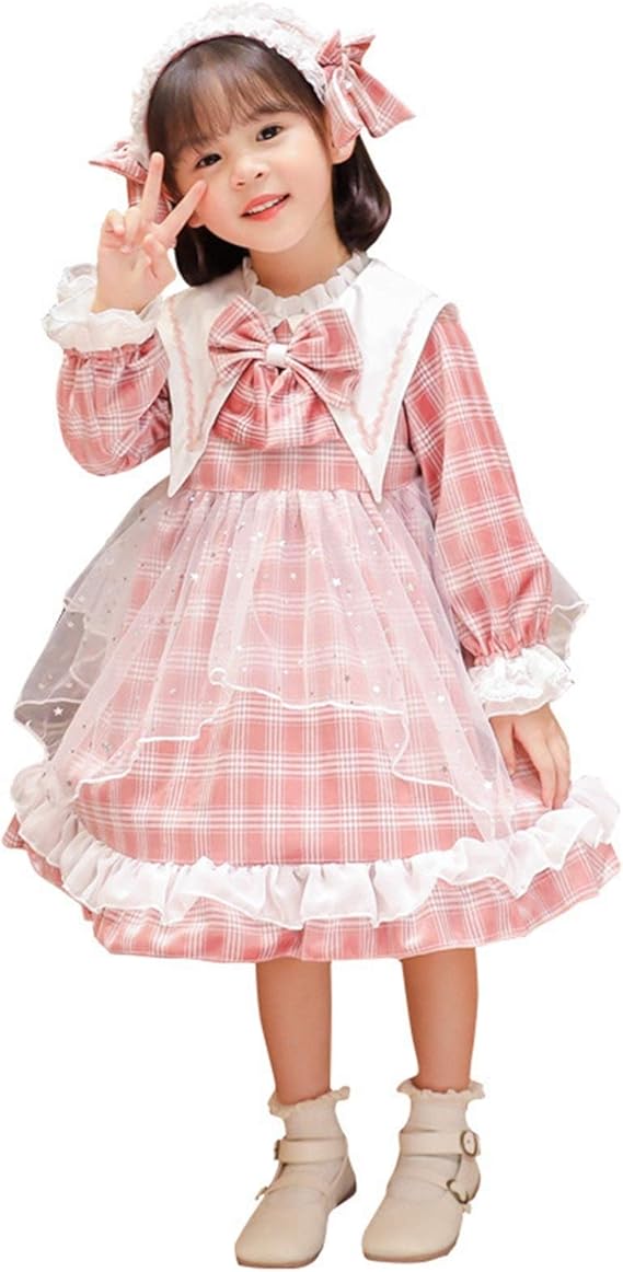 Amazon Co Jp Dxxchung ドレス 子供 フォーマルワンピース ロリータ プリンセス 可愛い 子ども 女の子 洋服 パーティー 演奏会 結婚式 ガールズ 服 ファッション小物